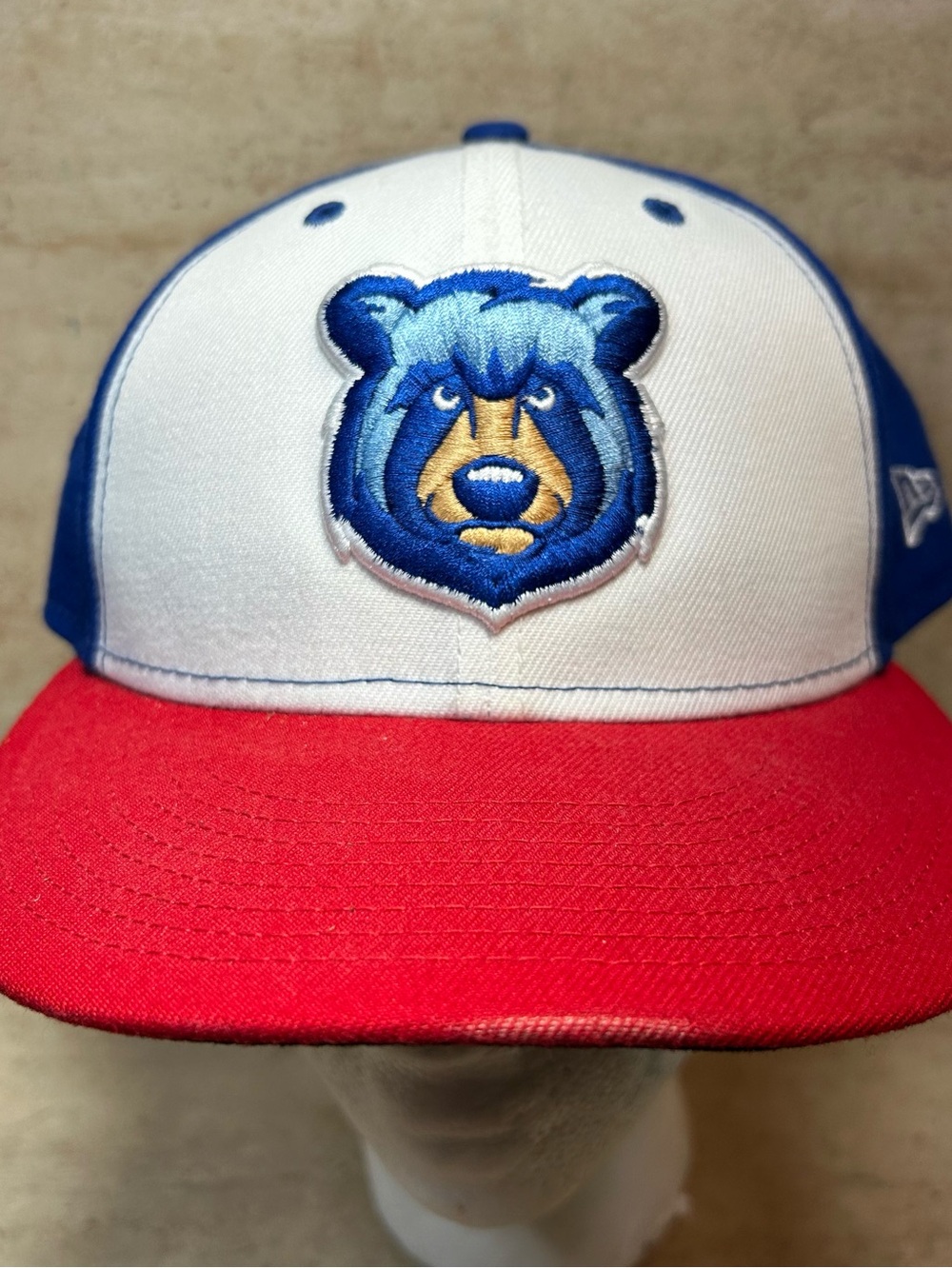Tennessee Smokies Hat Cap New Era 7 5/8 Fitted Minor League  MiLB Red White Blue